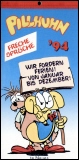 Pillhuhn Kalender Freche Sprüche 1994