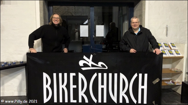 Bikerchurch 2020 mit Pastor Holger Janke und Michael