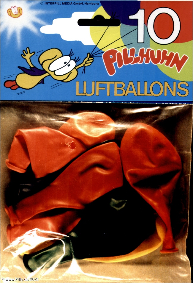 Pilly Pillhuhn IPM-Luftballons