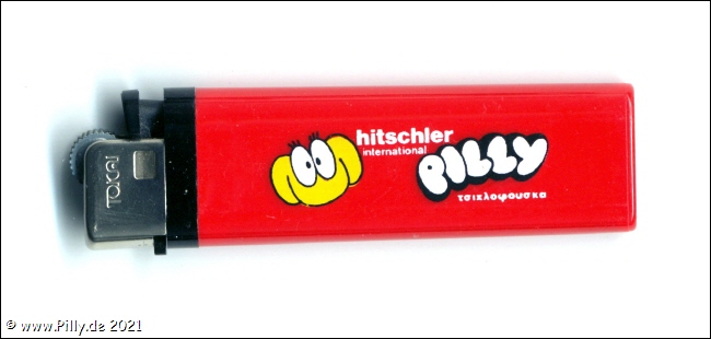 Pilly Pillhuhn Werbefeuerzeug von Hitschler