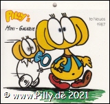 Pilly Mini Galerie Kalender 1987